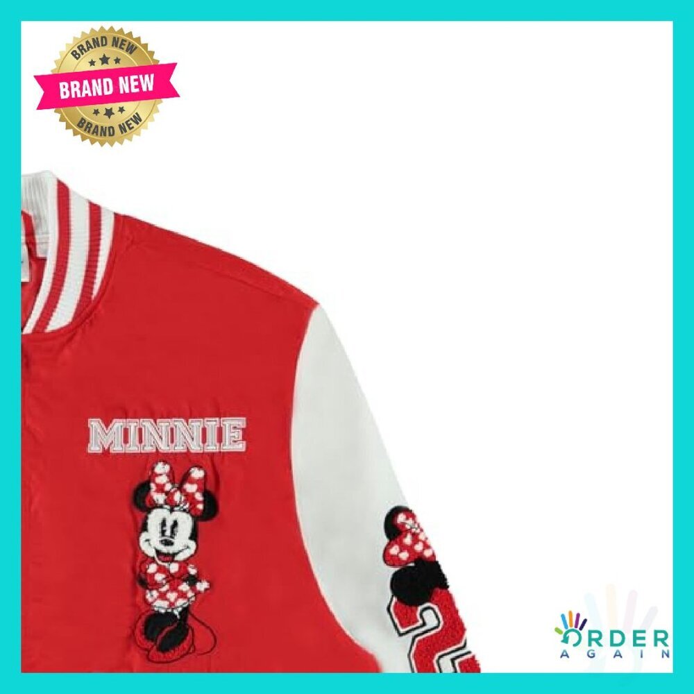 Oversized Varsity Bomber Jacket Retro Y2K Chic Polyester Soft Casual Wear - Picture 5 of 6